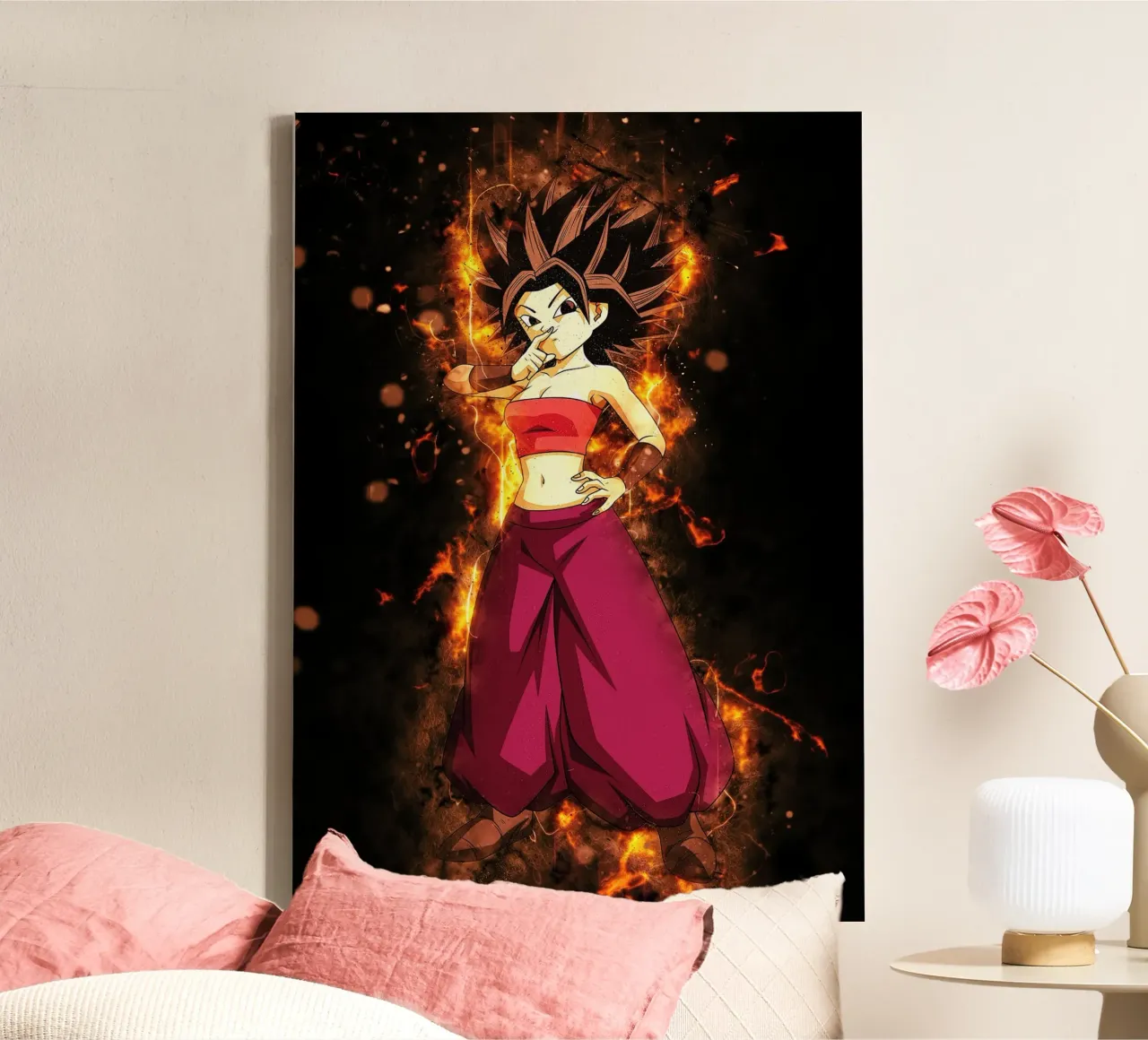 Caulifla tela con Cornice a cassetta da Neonartstudio