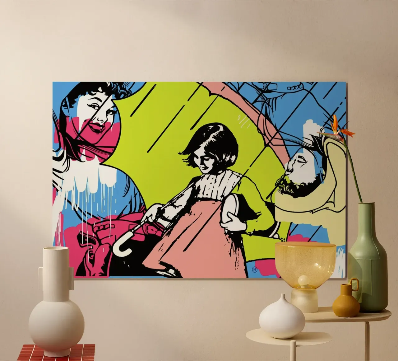 Rainy Day poster con telaio in plastica da JRuggs