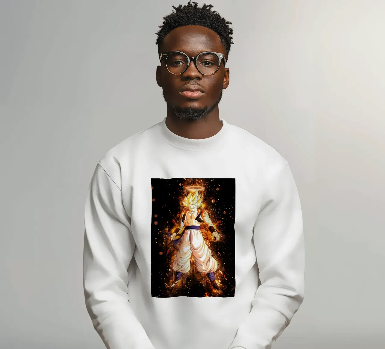 CM Wigetta Serio V digo Gogeta felpa da Neonartstudio