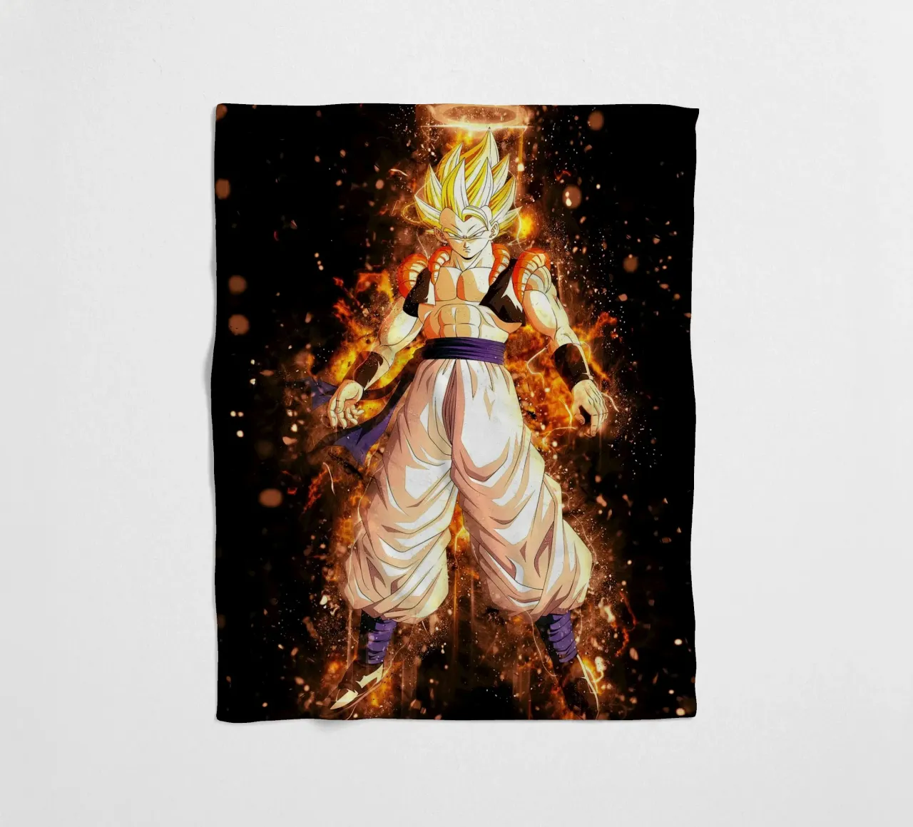 CM Wigetta Serio V digo Gogeta coperta in pile da Neonartstudio