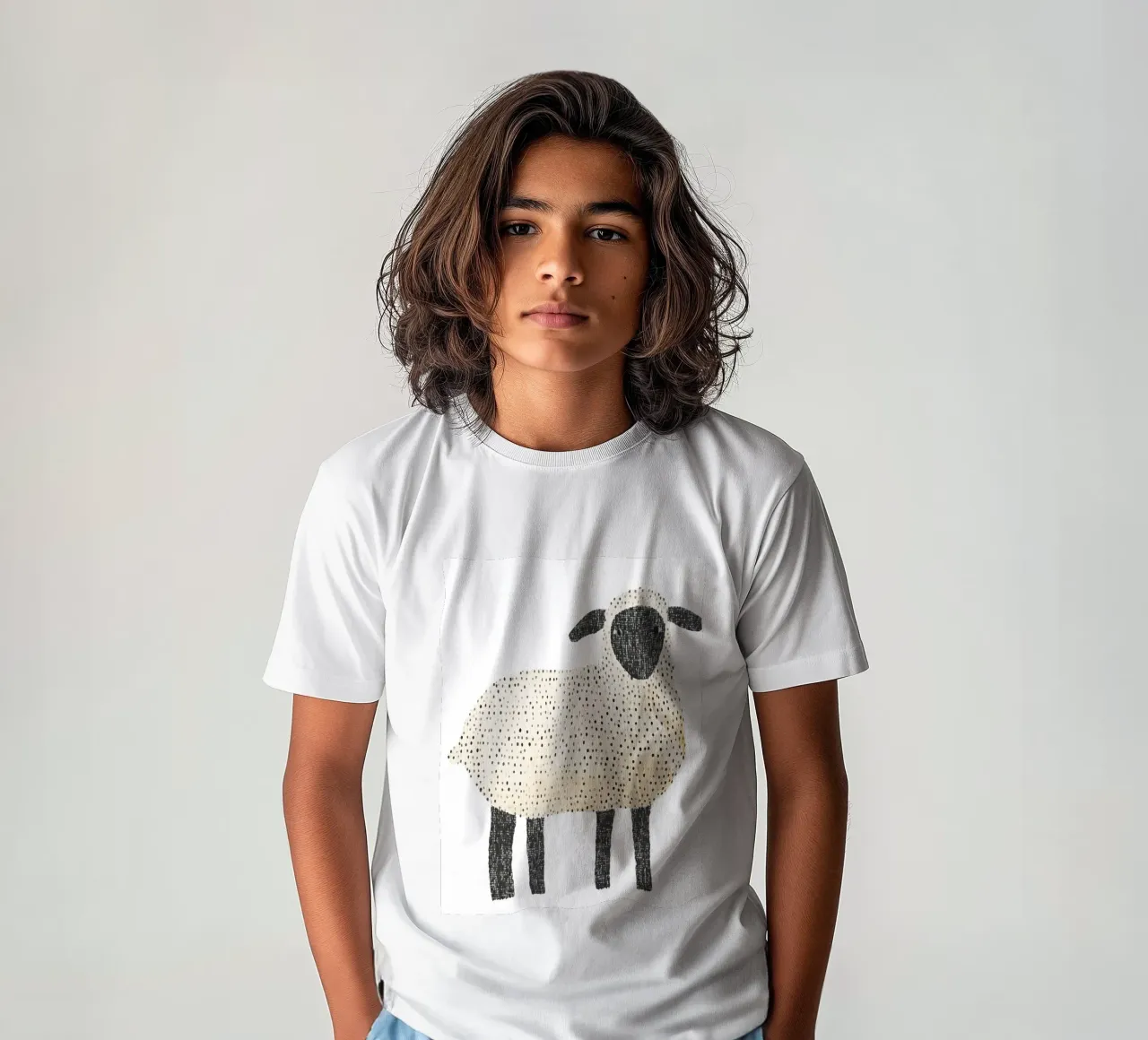 Pecora t-shirt bambini da IamHomeStudio
