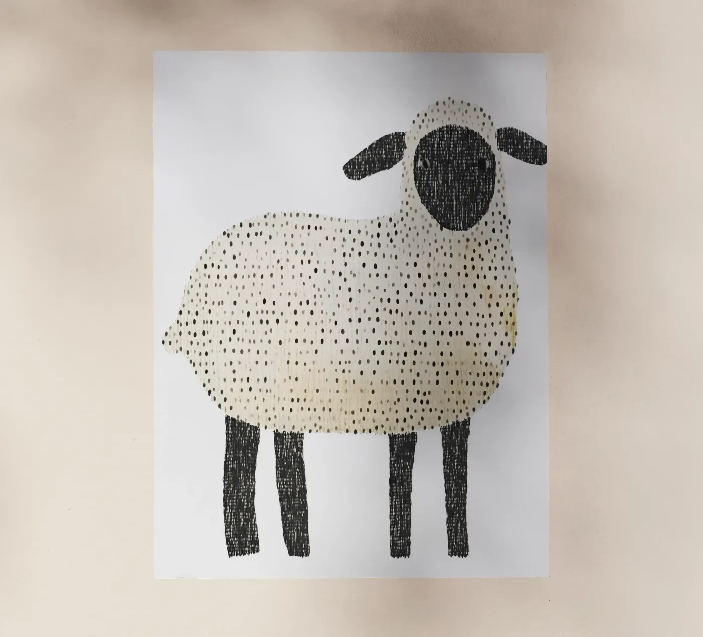 Schapen backlit folie van IamHomeStudio