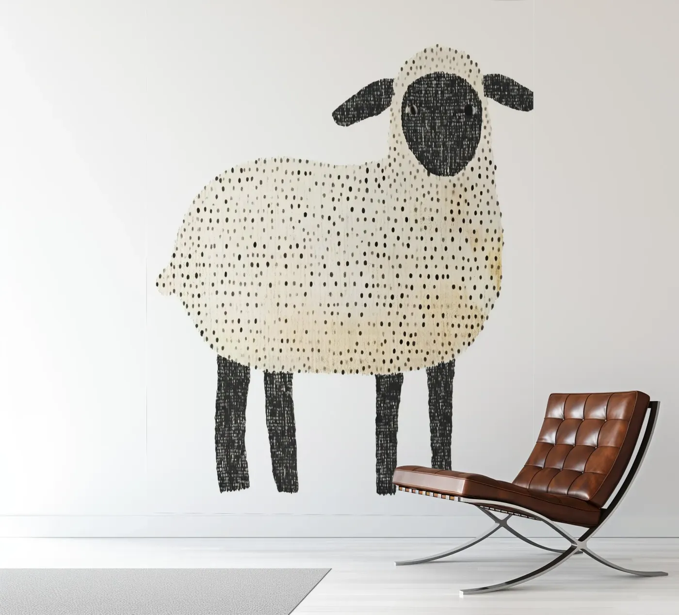 Schapen fotobehang van IamHomeStudio