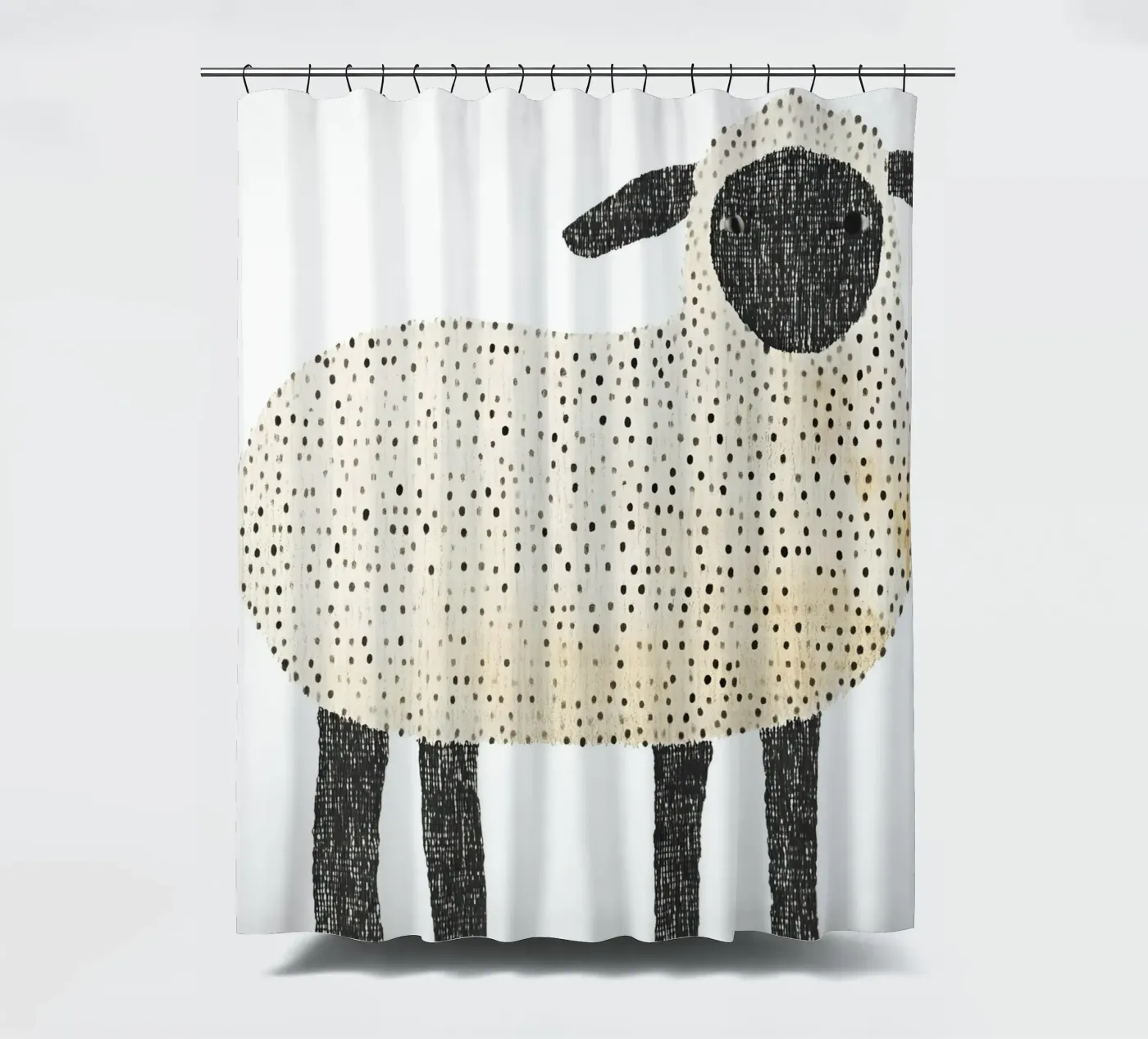 Schafe Duschvorhang von IamHomeStudio