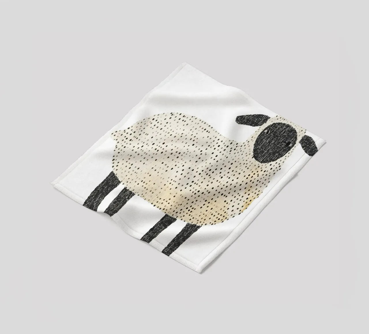 Schafe Fleecedecke von IamHomeStudio