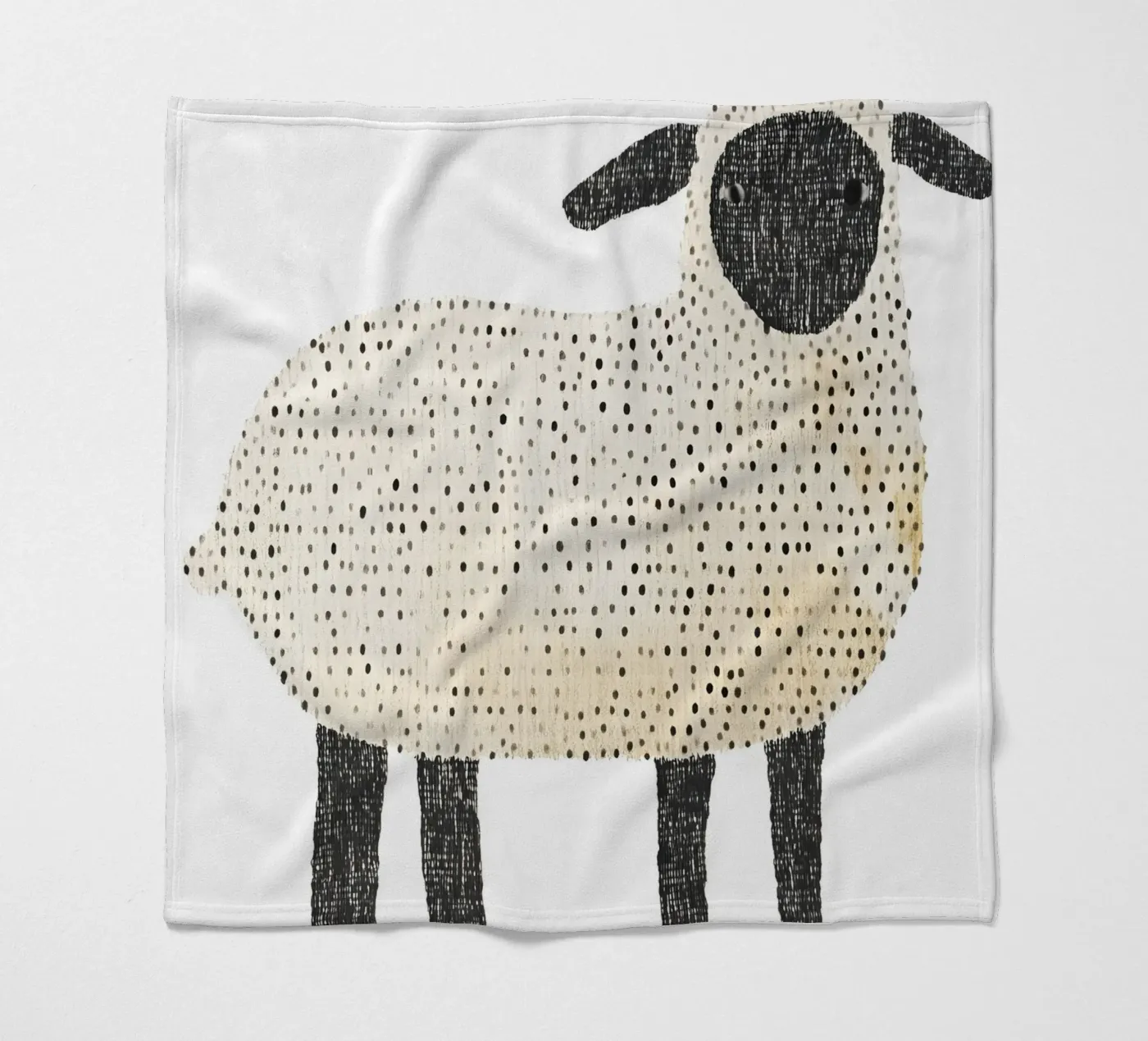 Sheep fleecedeken van IamHomeStudio