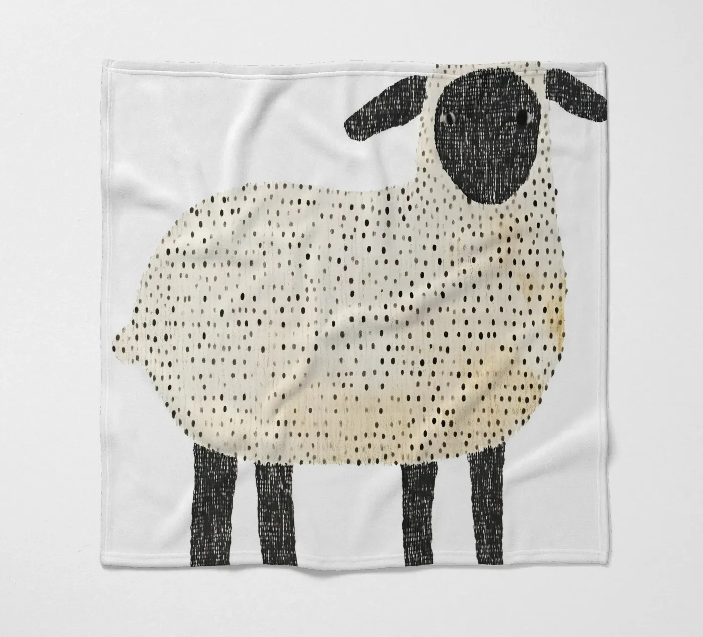 Schafe Fleecedecke von IamHomeStudio