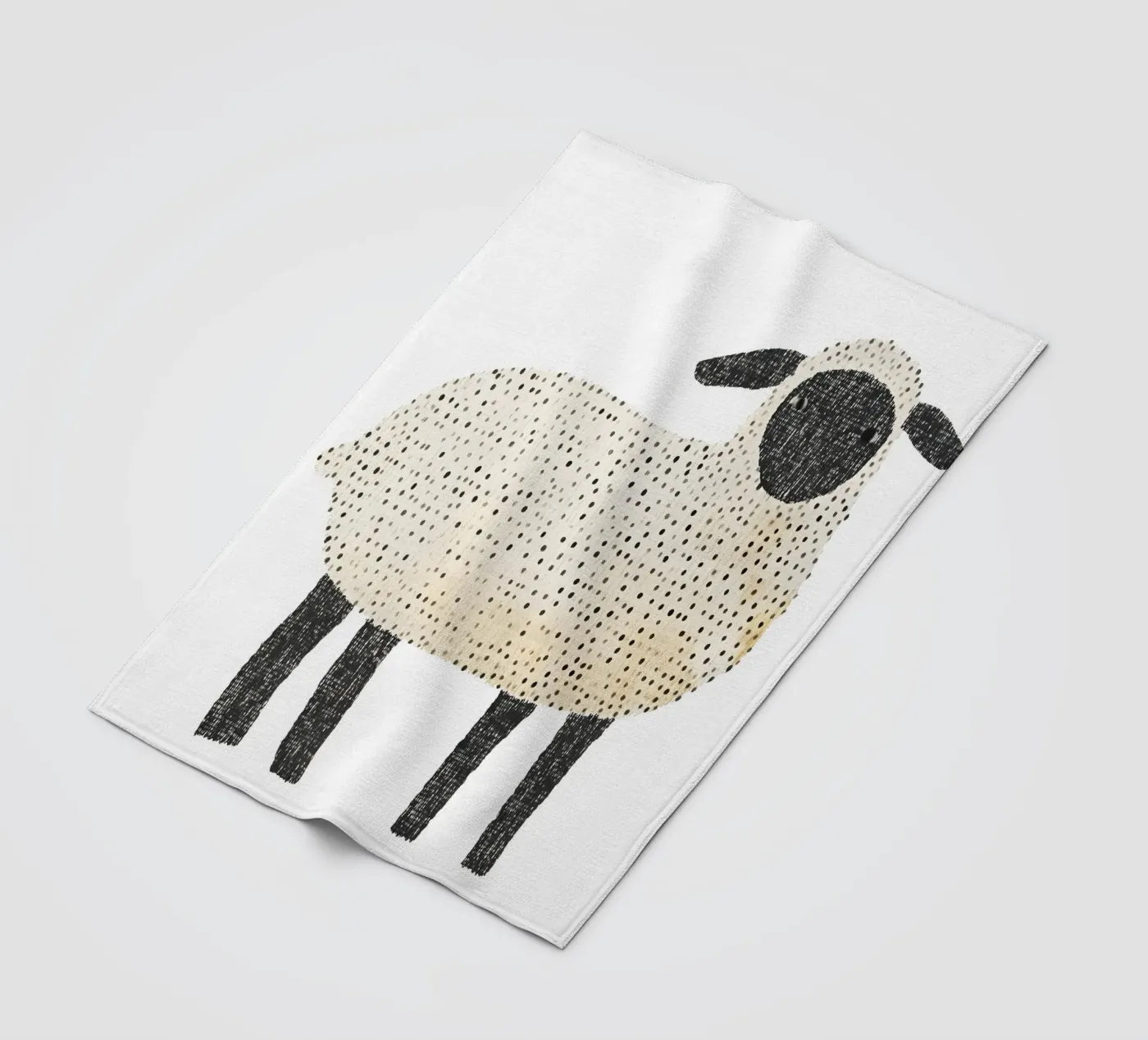 Schafe Fleecedecke von IamHomeStudio
