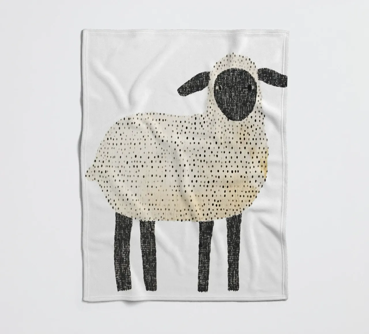 Schafe Fleecedecke von IamHomeStudio