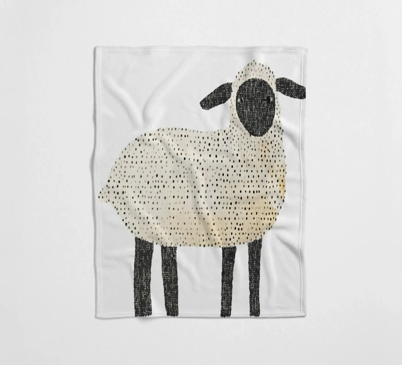 Sheep fleecedeken van IamHomeStudio