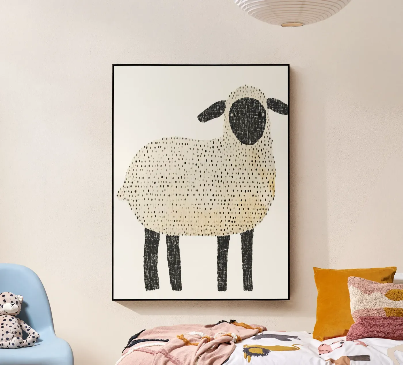 Sheep acryl van IamHomeStudio