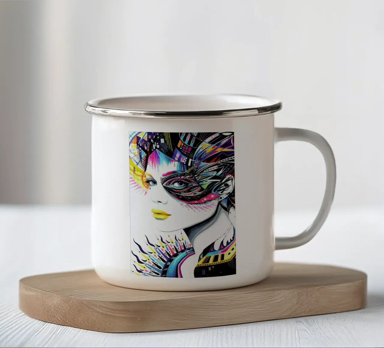 In My Mind tazza in smalto da Pixie Cold