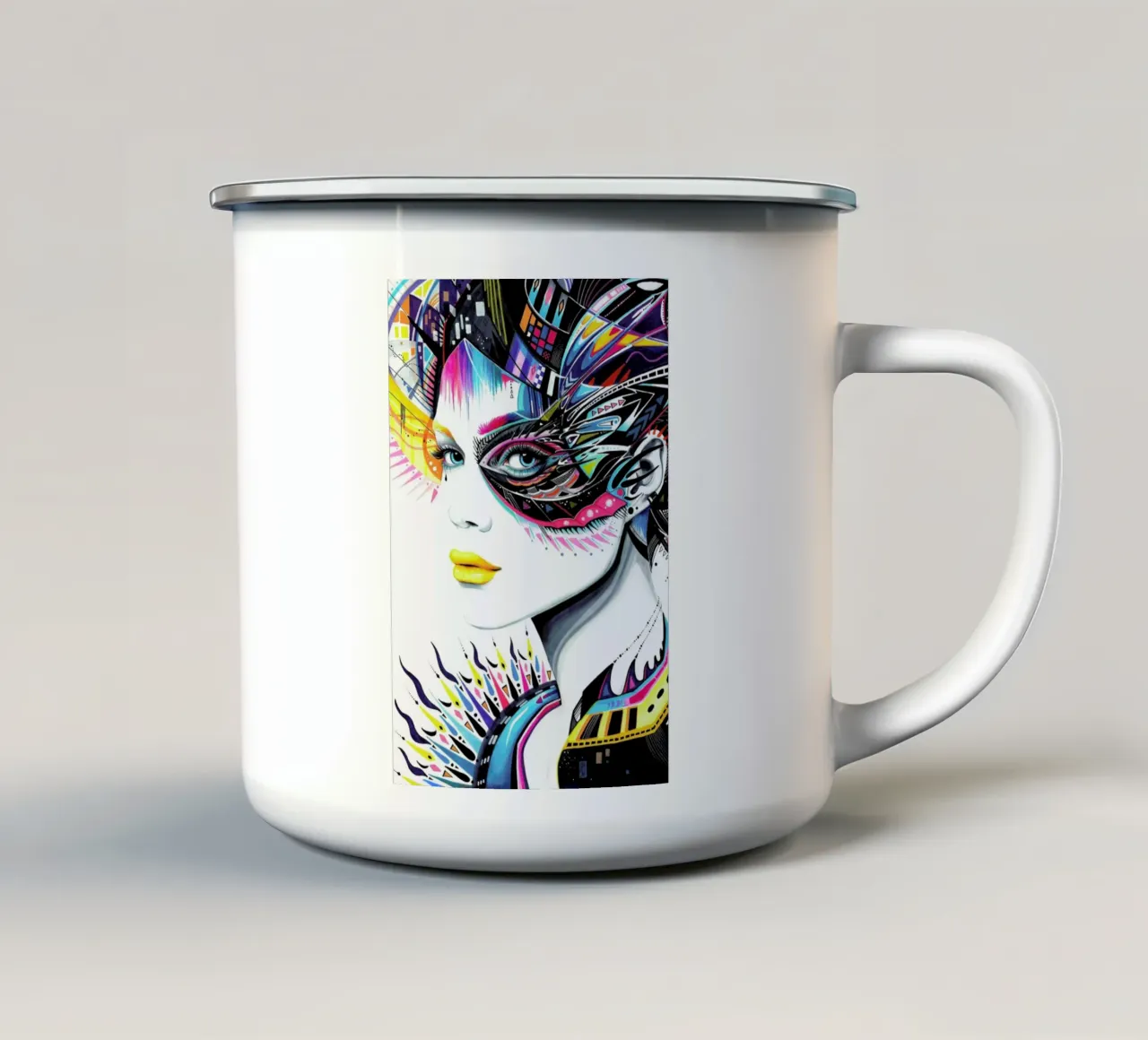 In My Mind tazza in smalto da Pixie Cold