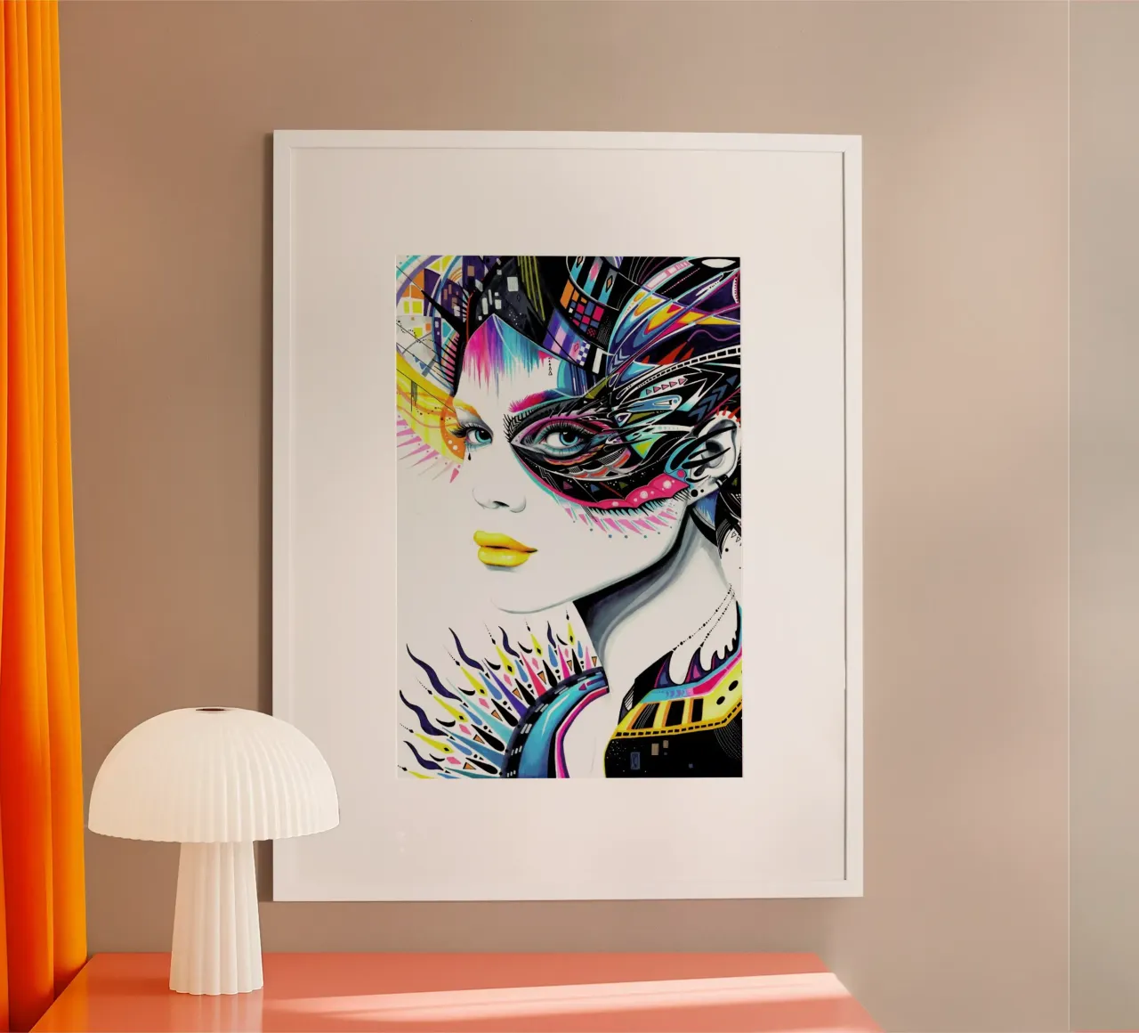 In My Mind poster con telaio in plastica da Pixie Cold