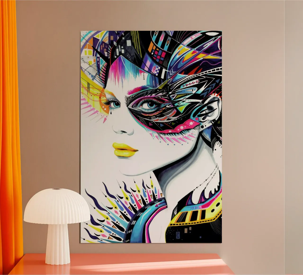In My Mind poster con telaio in plastica da Pixie Cold