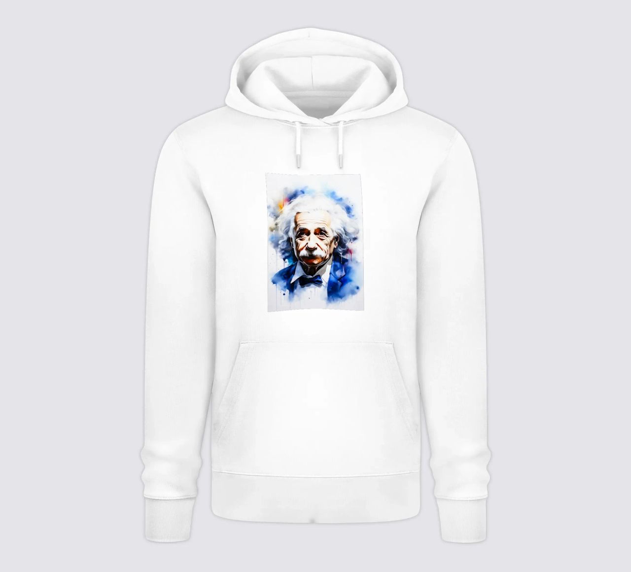 Albert Einstein felpa con cappuccio da FreeArtStudio