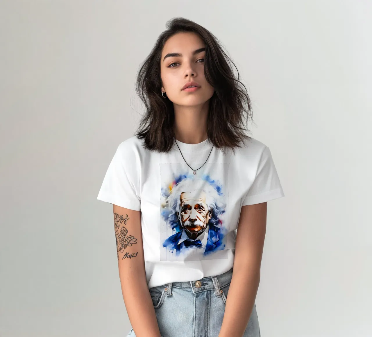 Albert Einstein t-shirt by FreeArtStudio