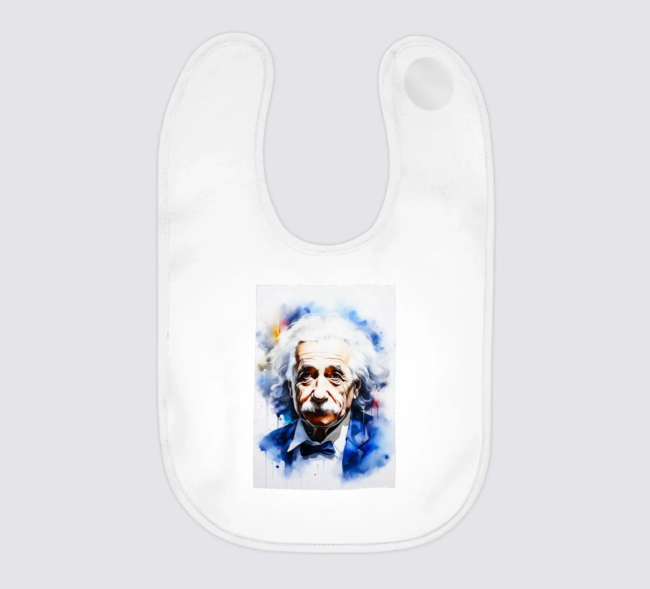 Albert Einstein bavaglino da FreeArtStudio