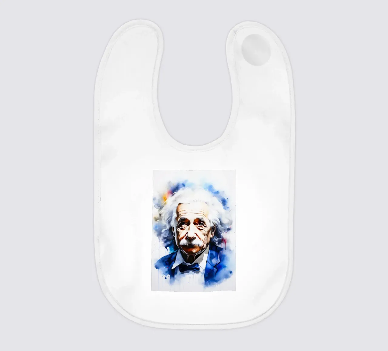 Albert Einstein bavaglino da FreeArtStudio