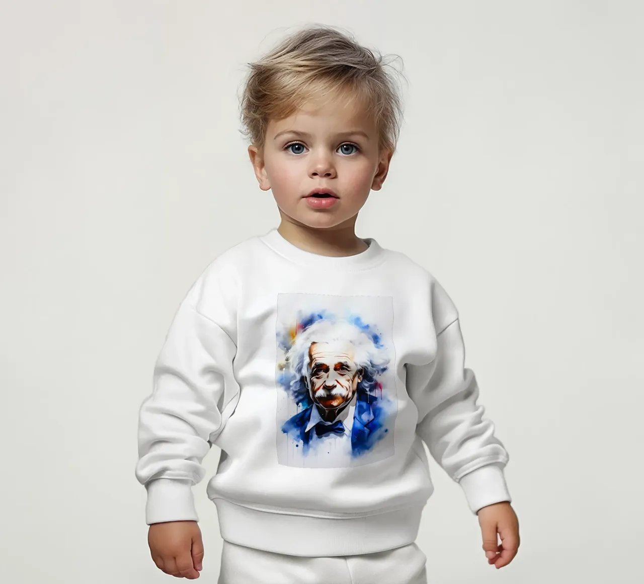 Albert Einstein felpa neonato da FreeArtStudio
