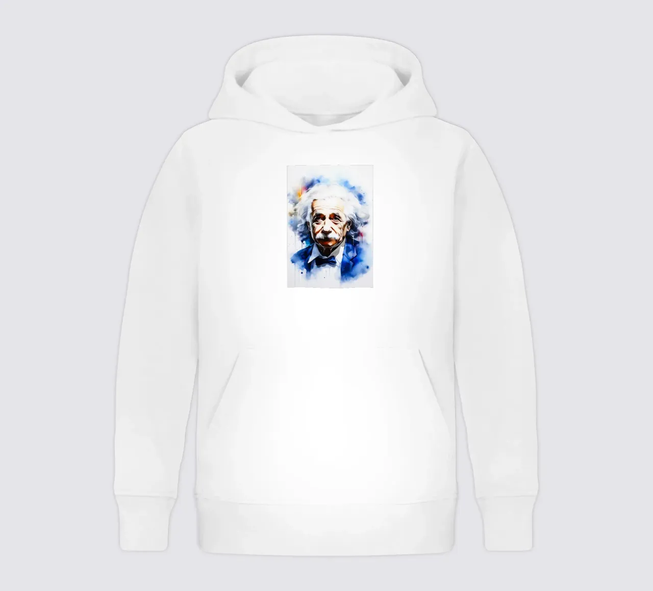 Albert Einstein felpa bambino con cappuccio da FreeArtStudio