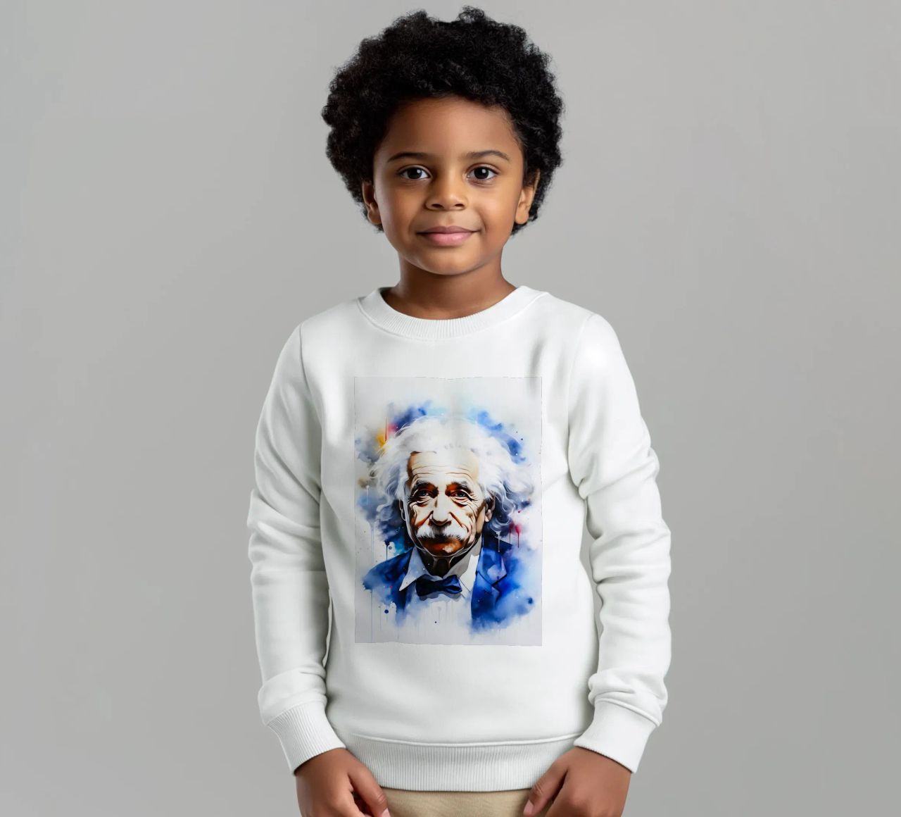 Albert Einstein felpa bambino da FreeArtStudio