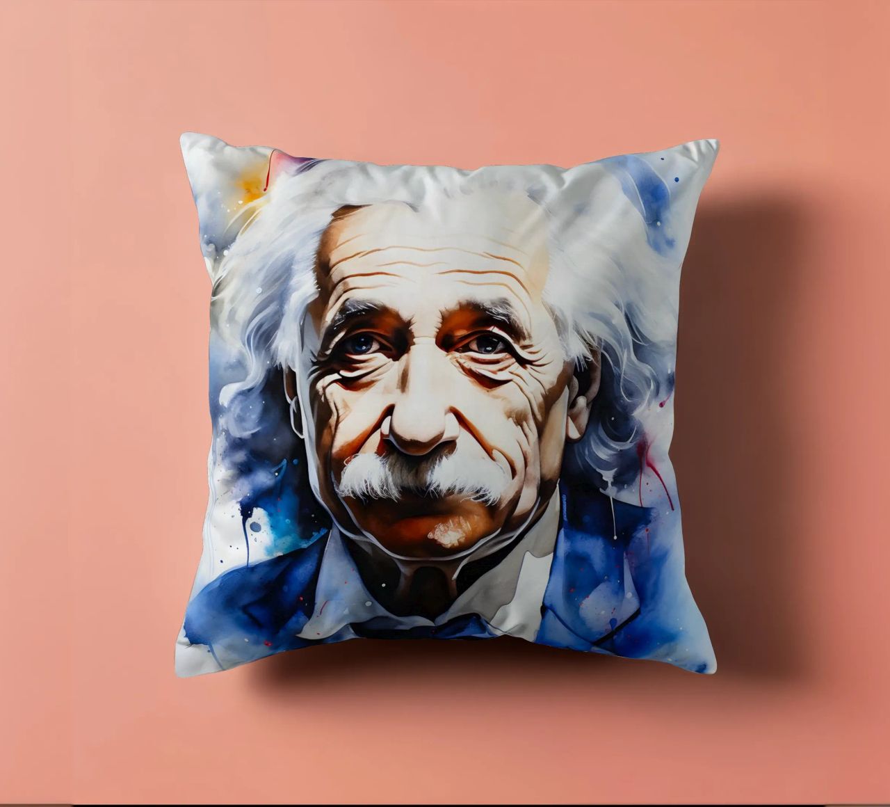 Albert Einstein cuscino da FreeArtStudio