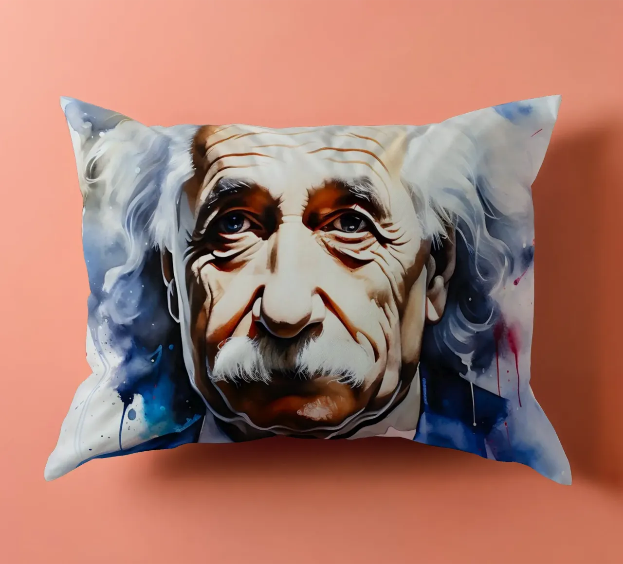 Albert Einstein cuscino da FreeArtStudio