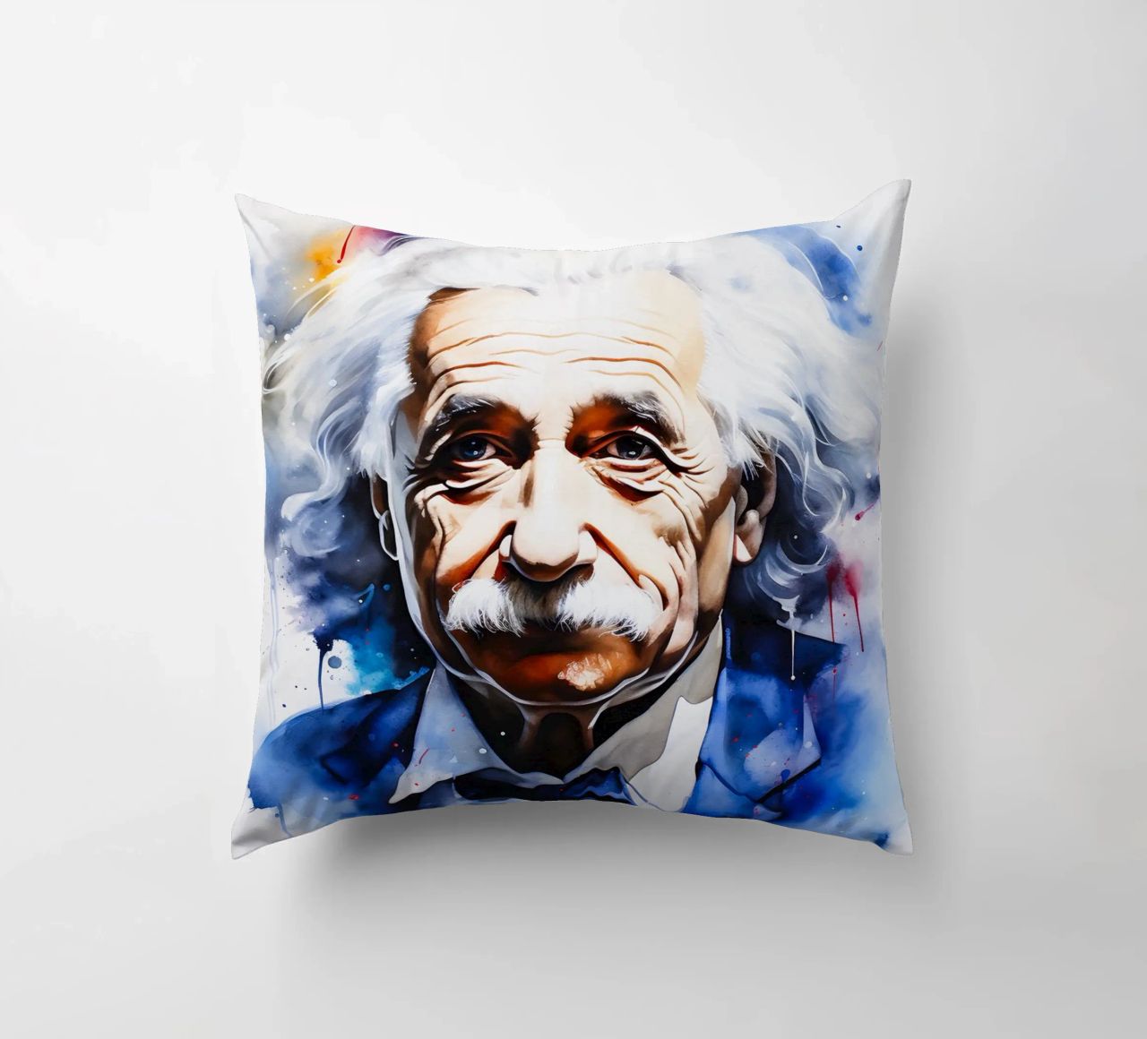 Albert Einstein cuscino da FreeArtStudio