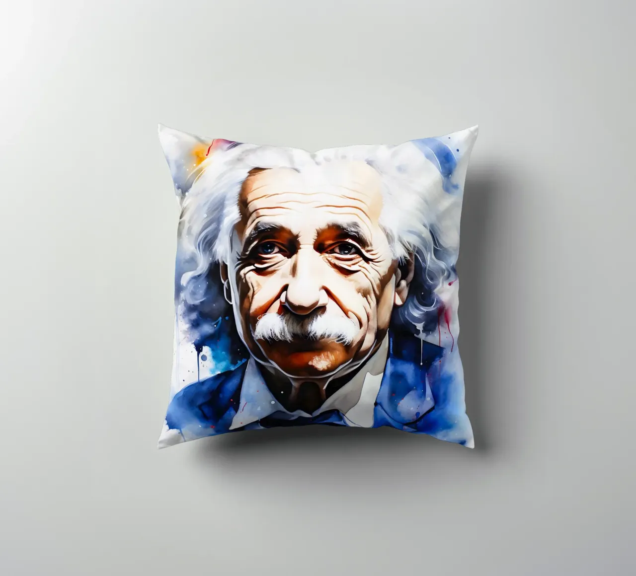 Albert Einstein cojín de FreeArtStudio