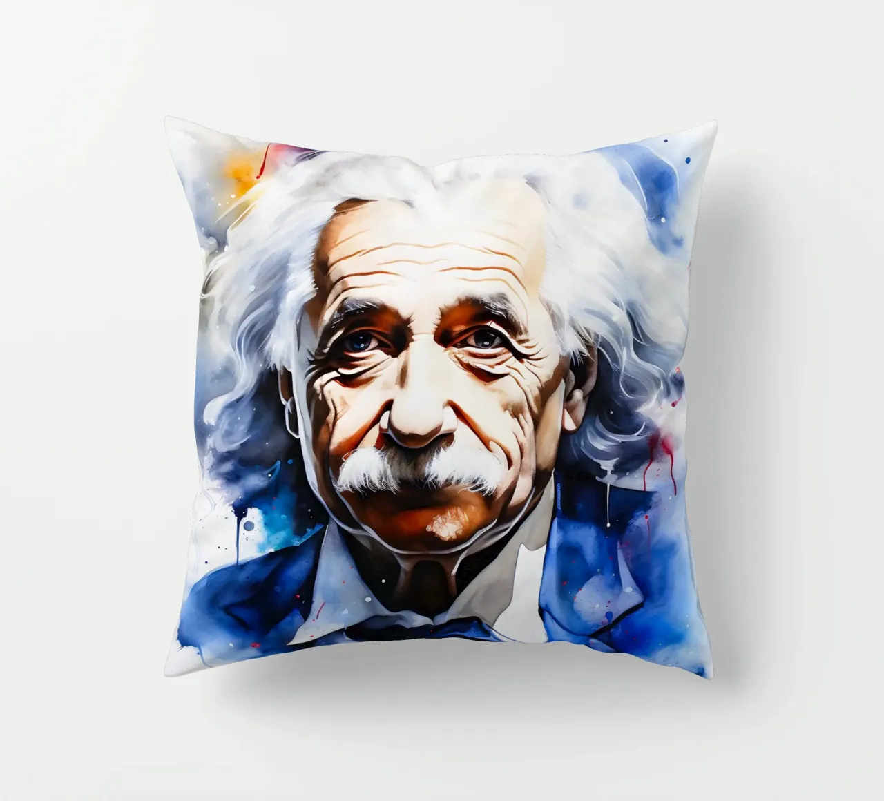 Albert Einstein cojín de FreeArtStudio
