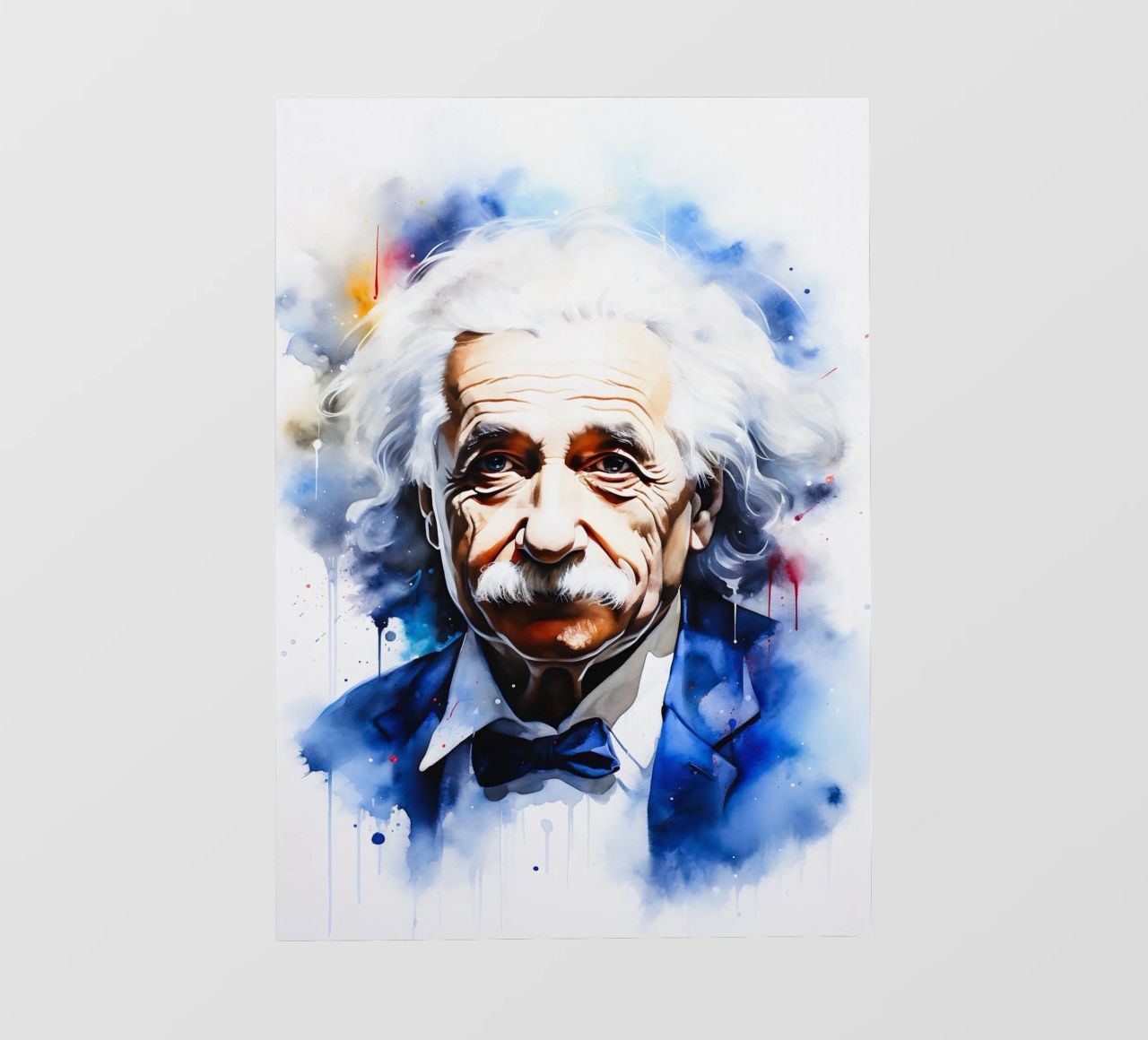 Albert Einstein pellicola backlit da FreeArtStudio