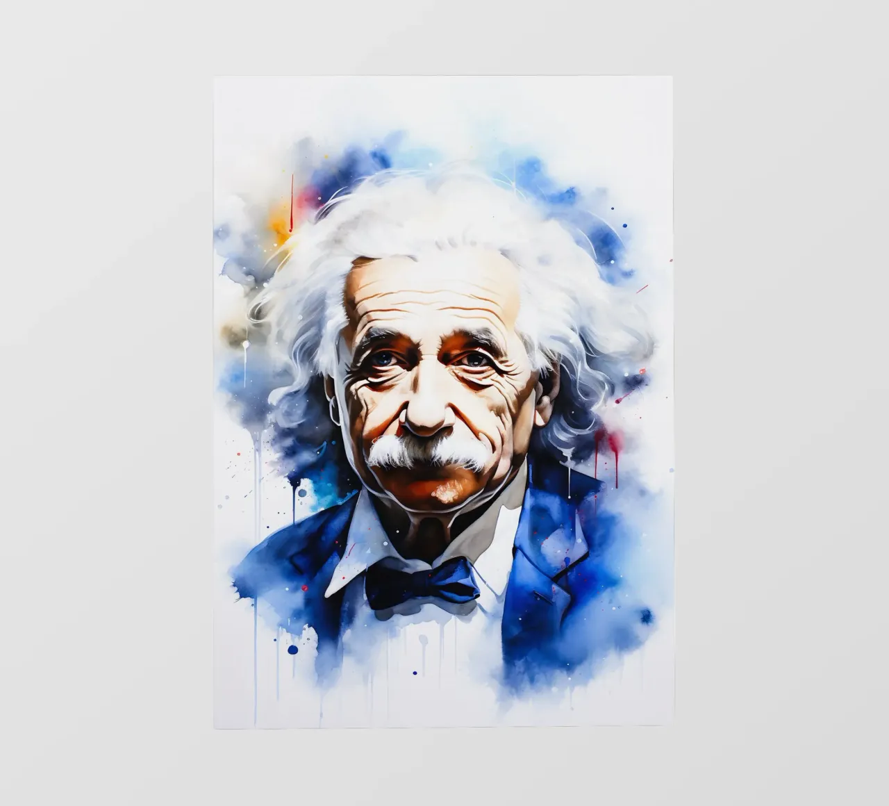 Albert Einstein pellicola backlit da FreeArtStudio