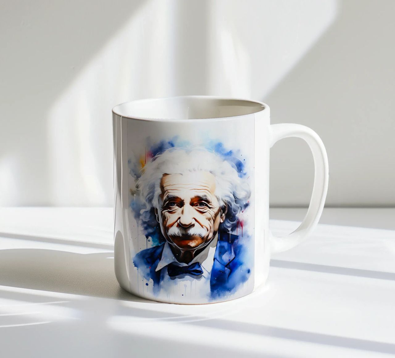 Albert Einstein tazza in ceramica da FreeArtStudio