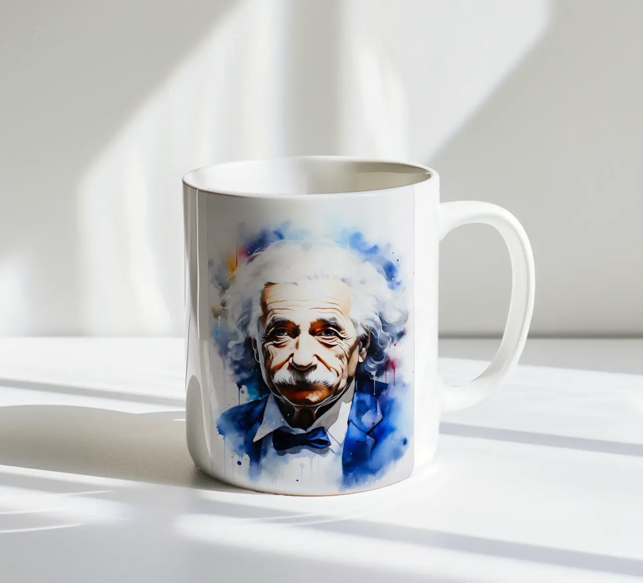 Albert Einstein taza de cerámica de FreeArtStudio