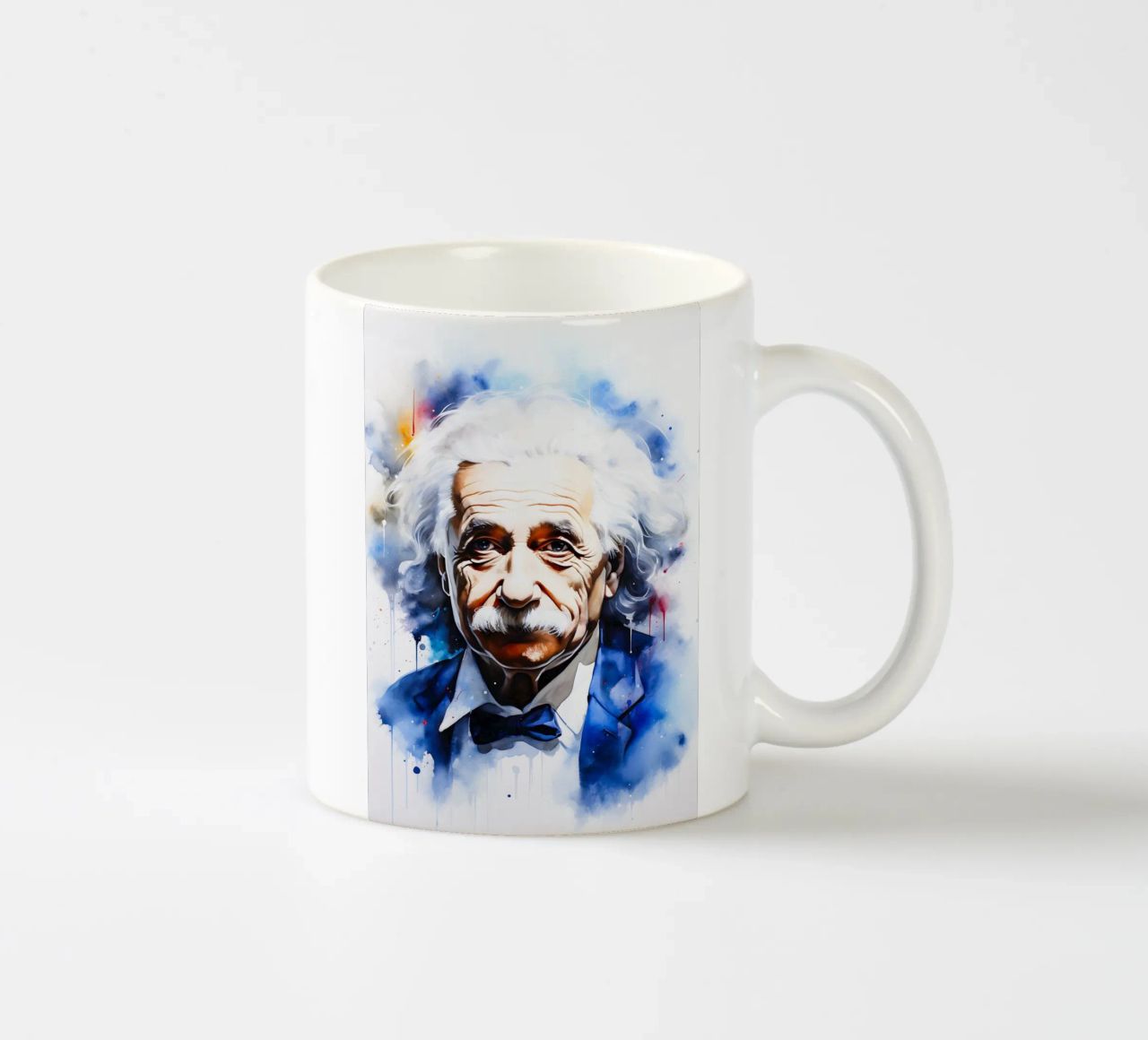 Albert Einstein tazza in ceramica da FreeArtStudio