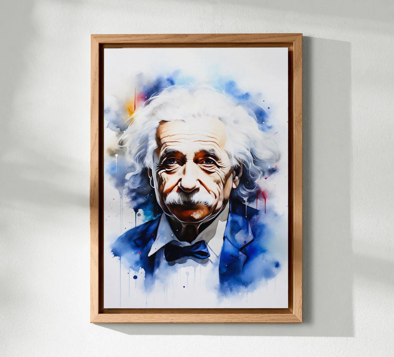 Albert Einstein alluminio dibond da FreeArtStudio