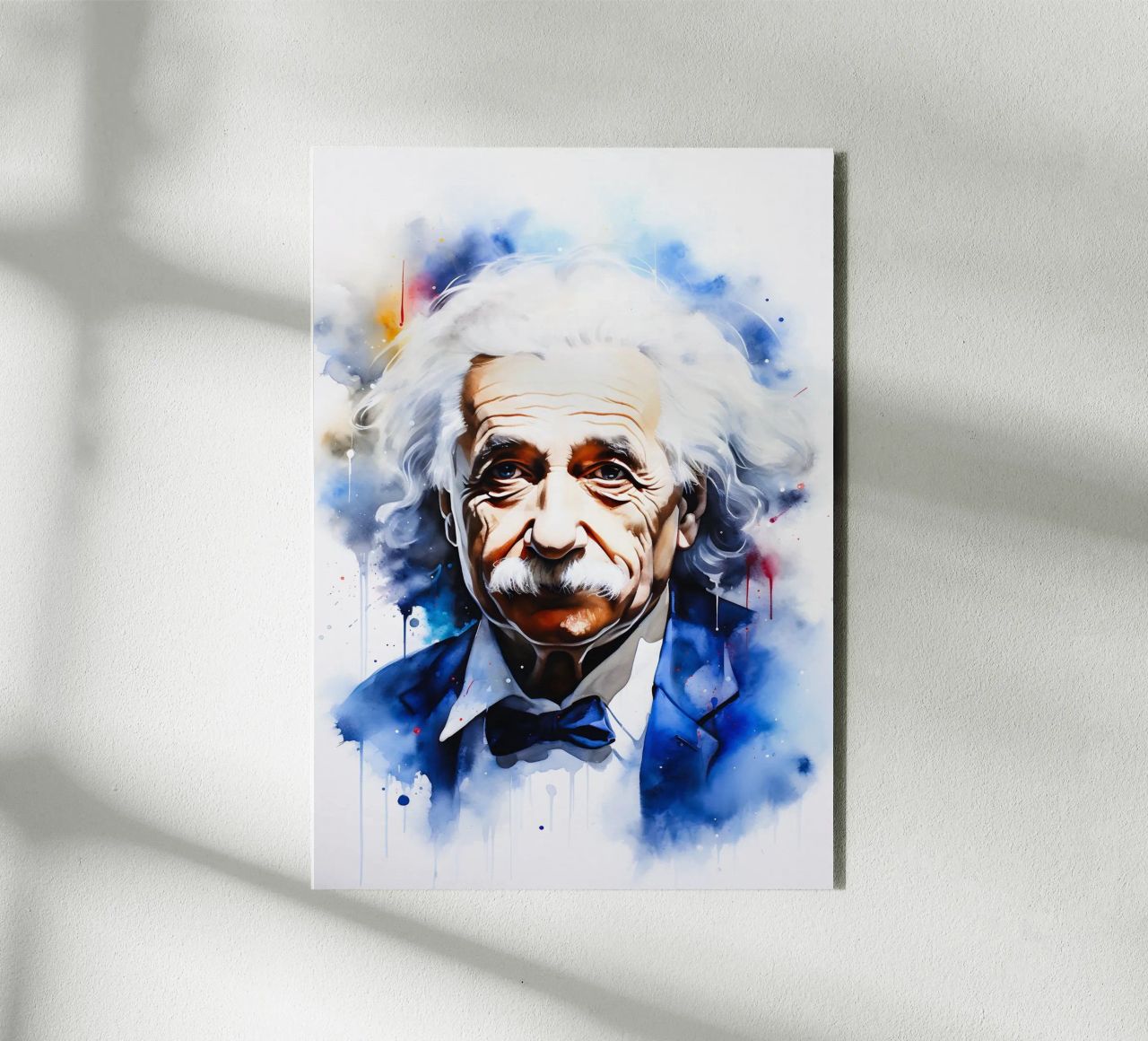 Albert Einstein alluminio dibond da FreeArtStudio