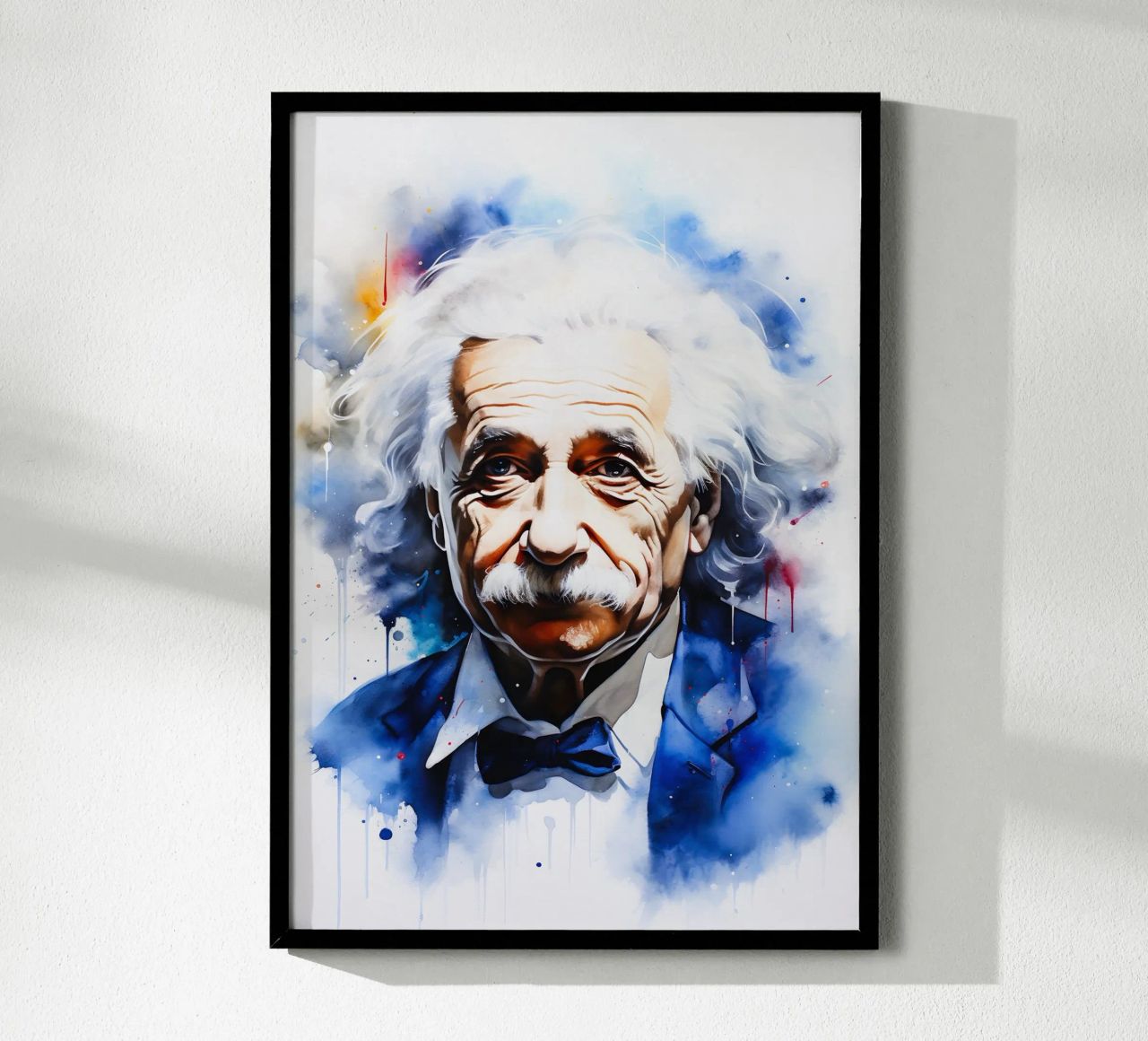 Albert Einstein carta hahnemühle da FreeArtStudio