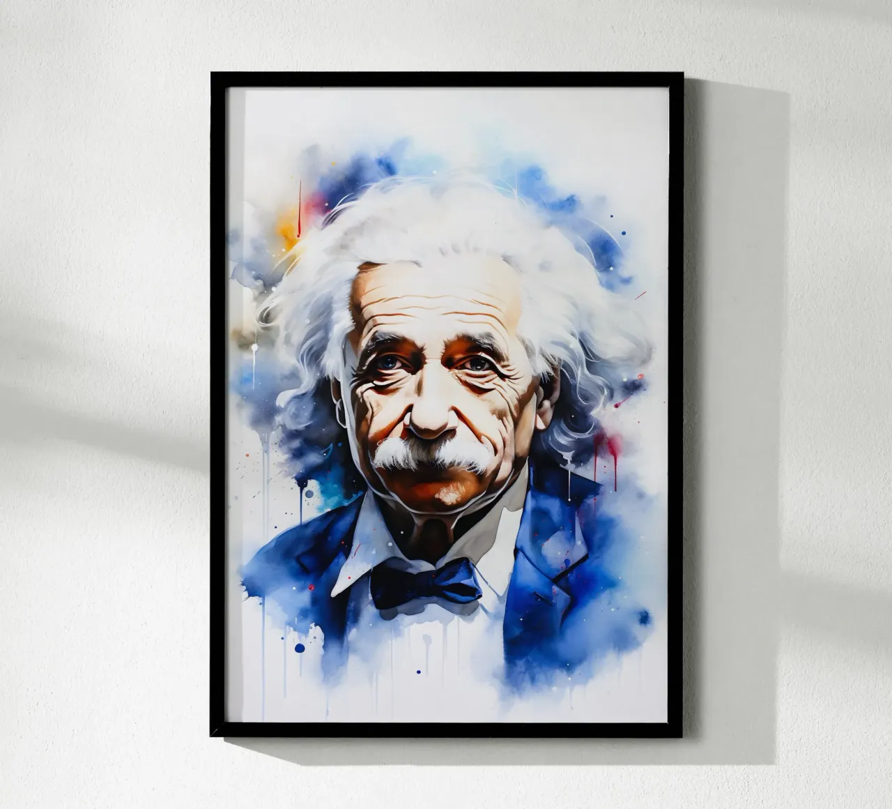 Albert Einstein carta hahnemühle da FreeArtStudio