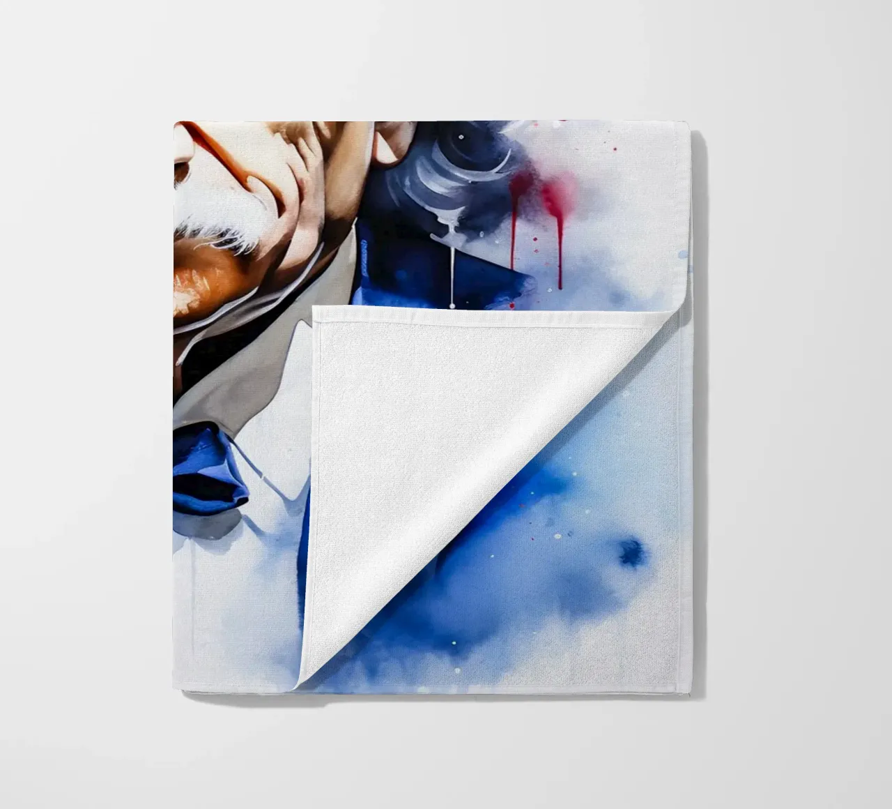 Albert Einstein beach towel by FreeArtStudio