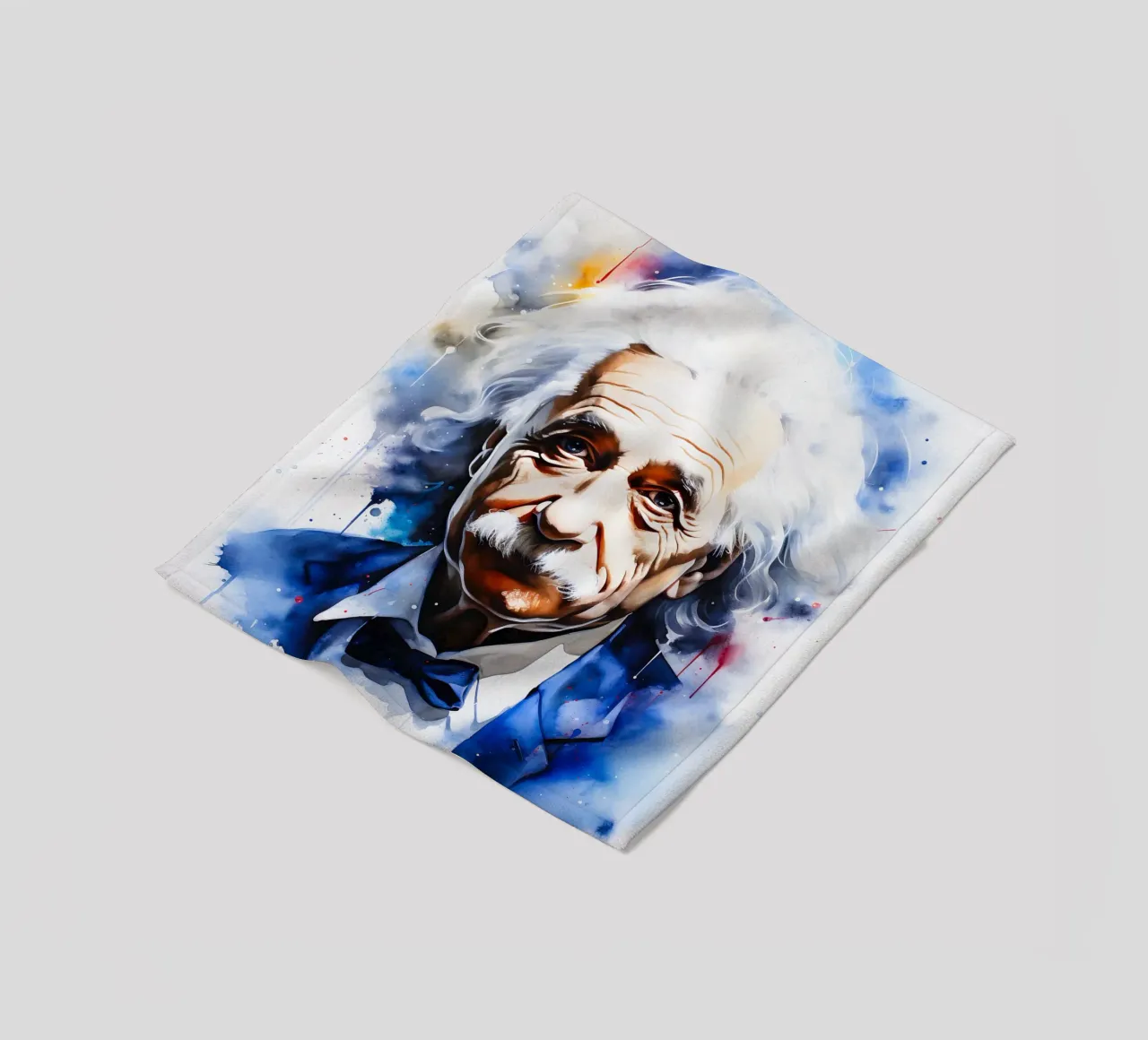 Albert Einstein coperta in pile da FreeArtStudio