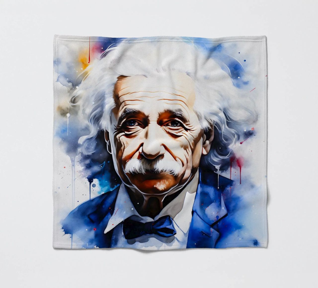 Albert Einstein coperta in pile da FreeArtStudio