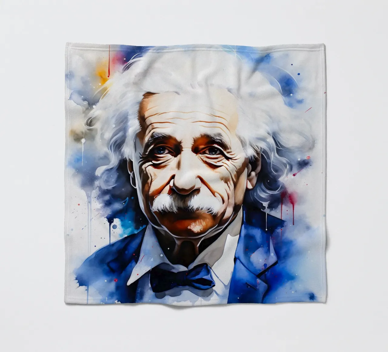 Albert Einstein coperta in pile da FreeArtStudio