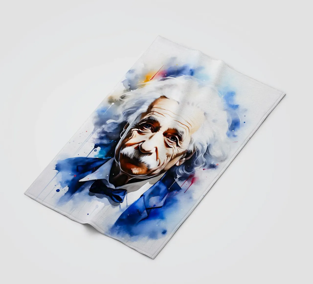 Albert Einstein coperta in pile da FreeArtStudio