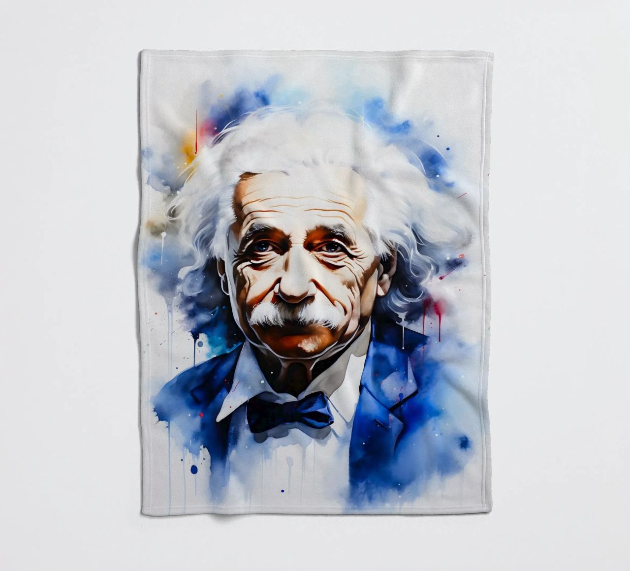 Albert Einstein coperta in pile da FreeArtStudio