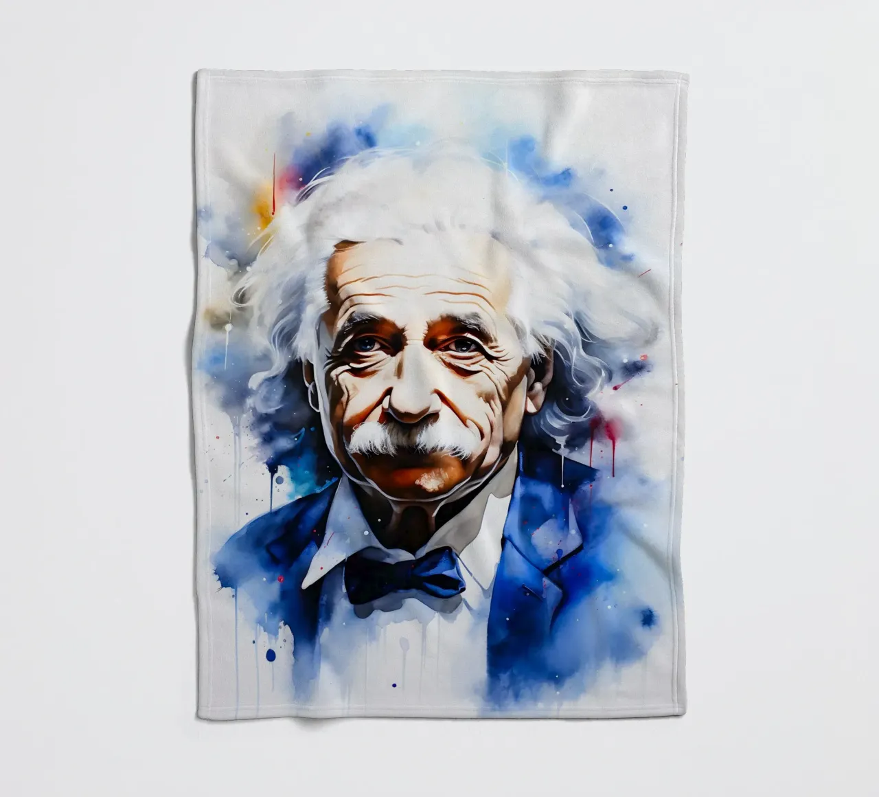 Albert Einstein coperta in pile da FreeArtStudio