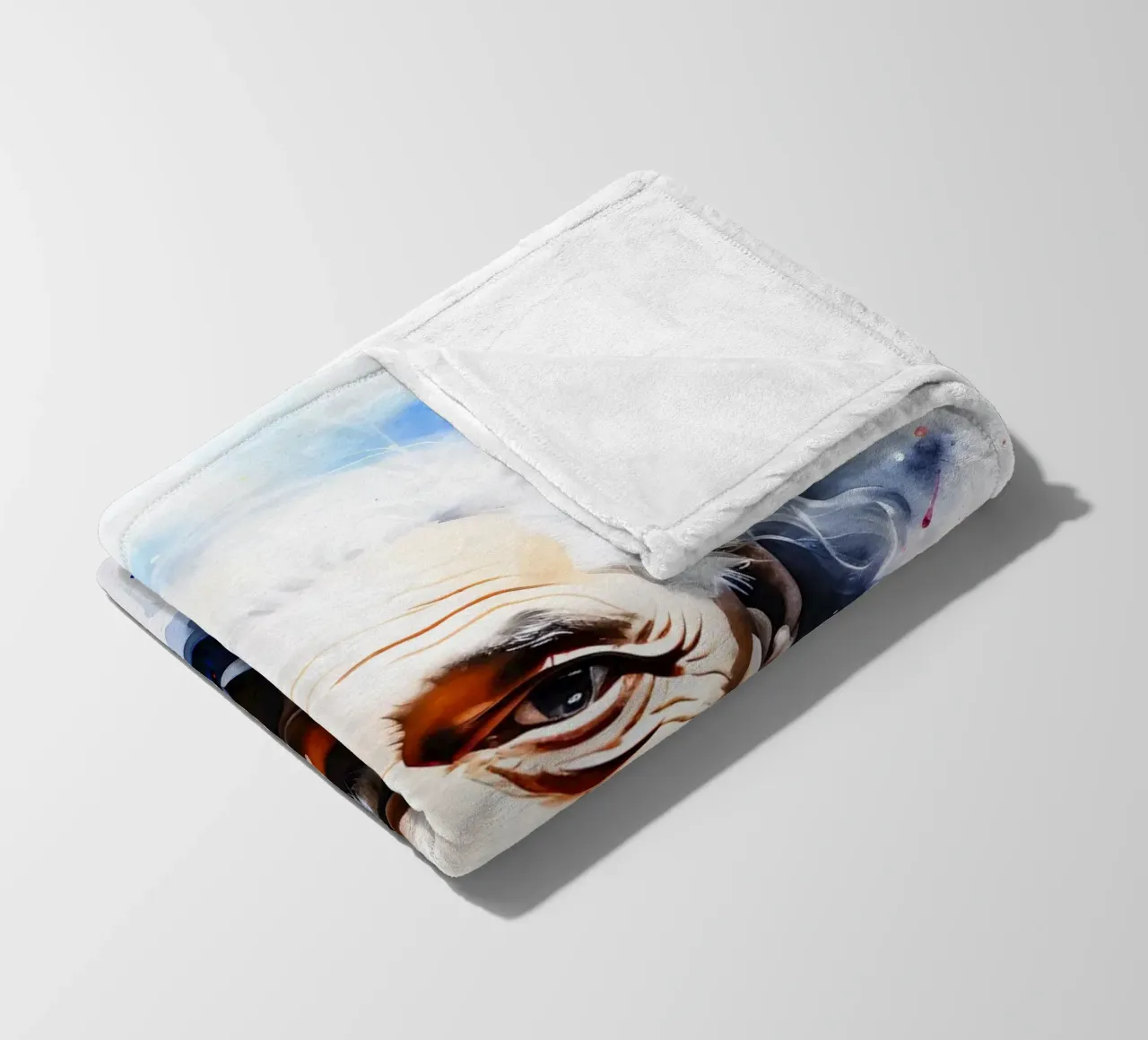 Albert Einstein coperta in pile da FreeArtStudio
