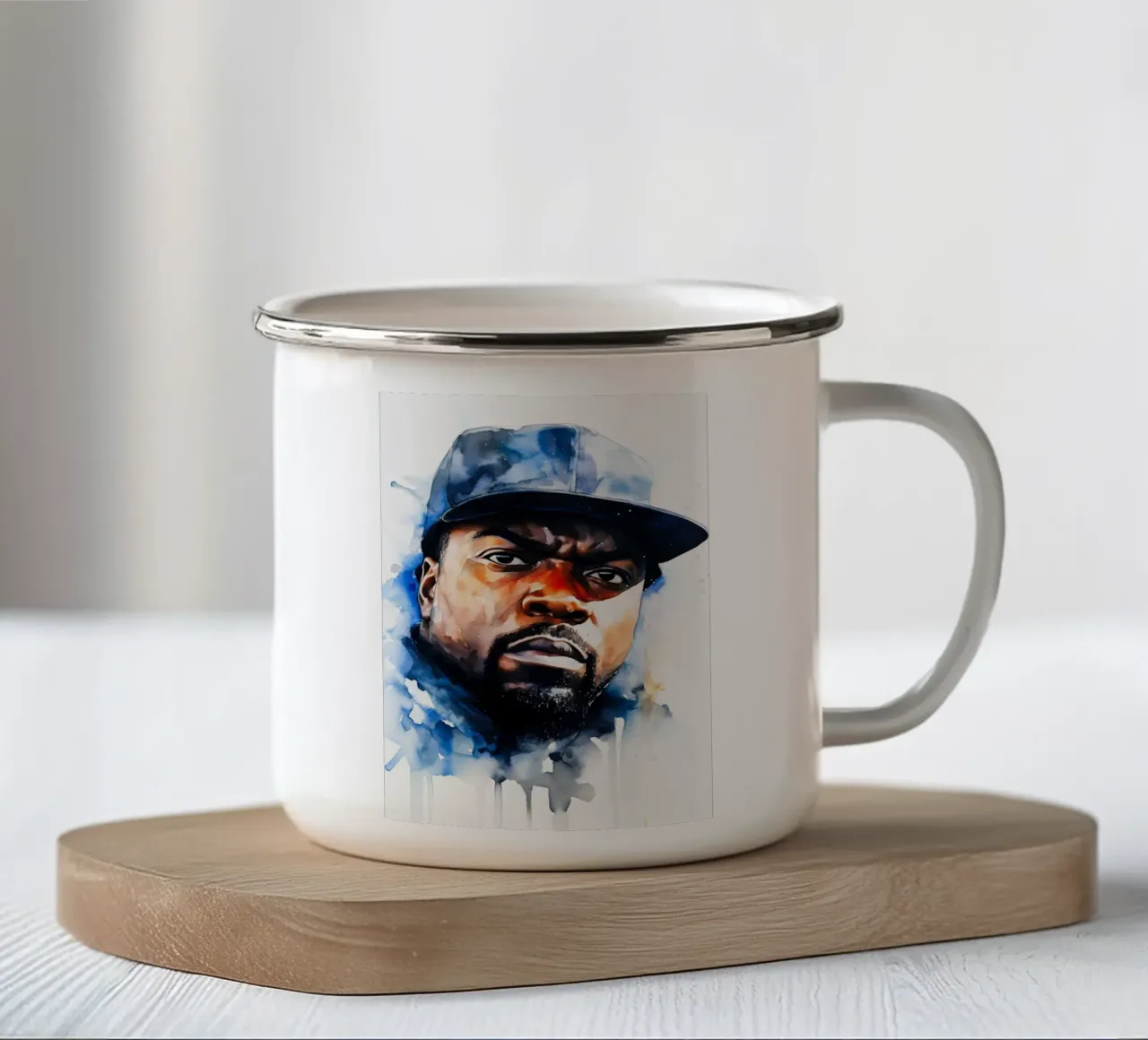 ice cube tazza in smalto da FreeArtStudio