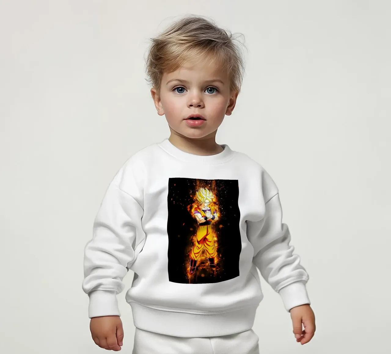 Colored baby sweatshirt van Neonartstudio